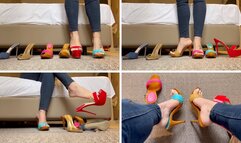 Testing various shoes - Goddess Grazi (MP4-HD 1080p)