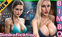 Bimbofication Transformation From Lara Croft to Mindless Bimbo Fuckdoll