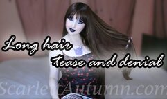 Long hair tease and denial - WMV SD 480p