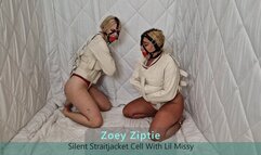 Zoey Ziptie and Lil Missy UK - "Silent" Straightjacket Cell