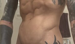 POV Post Workout Flexing Moaning Masturbation Big Dick Muscle Hunk Hoss Kado Jerking Off Cumshot