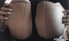 Sexy Ripped Nylon Covered Ass Mindfuck