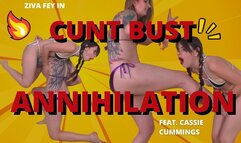 4K Ziva Fey Cuntbusting Annihilation By Cassie Cummings At The Gym