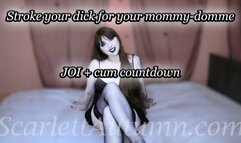 Stroke your dick for your goth mommy-domme - MP4 SD 480p