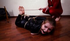 Hard caning for girl in latex (FHD)
