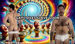 Gay Toilet slave goon