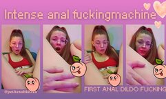 Intense first time anal with my fucking machine