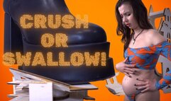 Crush And Swallow! Ft Lana Blade - 4K