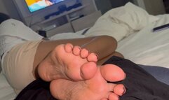 Tricking Roxi to Fuck Her Soles and Cum on Her Feet