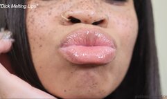 Dick Melting Lips- Ebony Domme Goddess Rosie Reed Lipstick Fetish Addiction Worship- 1080p HD