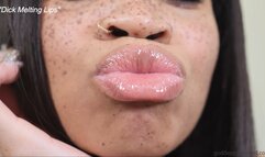Dick Melting Lips- Ebony Domme Goddess Rosie Reed Lipstick Fetish Addiction Worship- standard definition