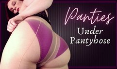 Panties Under Pantyhose - MP4