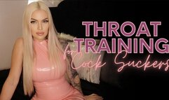 Throat Training (for cock suckers)