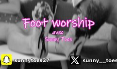 SUNNY TOES - FOOT WORSHIP #2 - SPECIAL SAINT-VALENTIN : "Et voilà ma Valentine !"