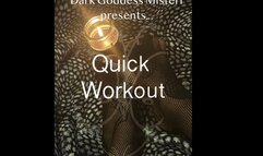 Quick Workout Foot Worship