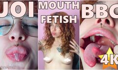 I drain your balls MOUTH FETISH JOI