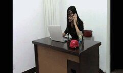 The goddess office teaches female slaves