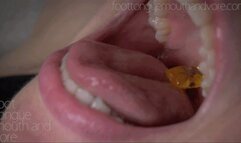 Astrid's Gummy Gobble (With Open Mouth Swallowing)
