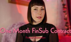 One Month Financial Submission Contract