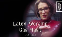 Latex Worship Gas Mask JOI CEI