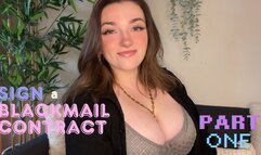 Sign a Blackmail Contract Part 1 - Homewrecking Goddess Worship Manipulation