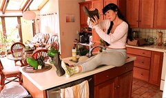 * 854x480p * Ankle Boots With Ankle Socks - One Shoe On One Shoe Off, Pt 1 -Mp4