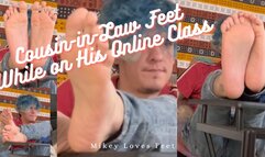 Lurking On My Cousin-in-Laws Feet While He Was in His Zoom Class- Male Feet, Guys Feet, Gay Foot Fetish
