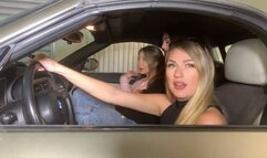 Marica Gaia and Naomi arrested in their car