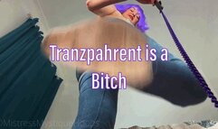 Tranzpahrent is a Bitch - Custom Stomping and Humiliation Femdom POV with Mistress Mystique - MP4