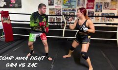 Competitive MMA! Sparring in the ring