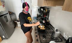 Dirty PantyHood & Panty Stuffing - Duct Tape WrapGag for Doing Chores