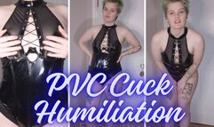 Cum Before My Bull Arrives -- PVC Cuck Humiliation