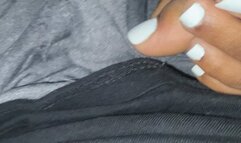 Footjob cumshot from honeyvee all whiteToes