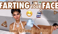 Farting in your Face Body Worship