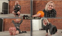 Astrid - Submission Training for my Playful Barefoot Slave (UHD 4K MP4)