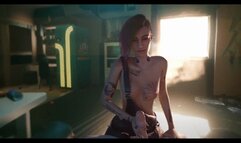 Cyberpunk sluts sucking dick and licking pussy in compilation