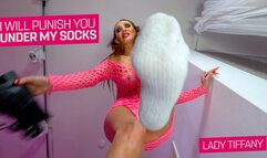I will punish you under my smelly socks! ( Giantess & Socks Fetish with Lady Tiffany ) - 4K UHD MP4