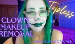 Topless Clown Makeup Removal