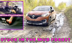 IRINA SECRETARY IS STUCK IN MUDDY IN THE FOREST 4K (real video) FULL VIDEO 16 MIN