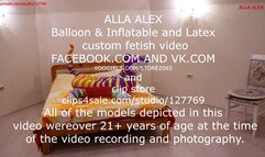 Alla destroys 10 B2P plastic bags and tears them into pieces and plays with a rare inflatable lion!!!