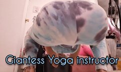 Gassy Giantess Yoga Instructor tight yoga pants Big Booty Bending over