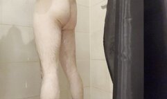 Taking a plyfull shower