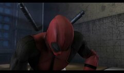 Deadpool fucks Rogue's pussy and cumshots her