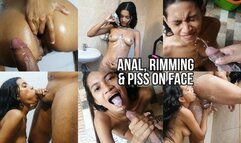 ANAL, KISS BLACK & PISS ON FACE
