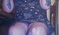 Sunday Night Human Ashtray, Fishnet Stockings, and Foot Worship