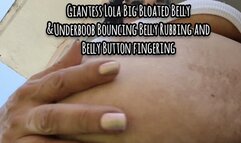 Milf Muffintop Giantess Lola Big Bloated Belly &Underboob Bouncing Belly Rubbing and Belly Button fingering