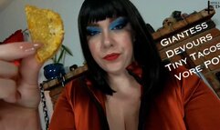 Giantess Devours Tiny Tacos Vore POV - Jane Judge in a Hungry Giant Woman Fantasy with Mouth Fetish, Fast Food Overeating, and a Hungry Femdom who Eats You on Science Friction