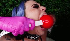 Ball-Gagged by Big Bertha! ft Goddess Fina