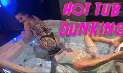 Hot Tub Dunking ft Mistress Demoness Luna Maz Morbid - ass worship feet femdom