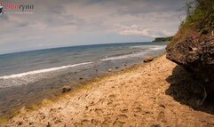 FPOV POV Masturbation at the rocky coast, in front of the sea, Lionrynn